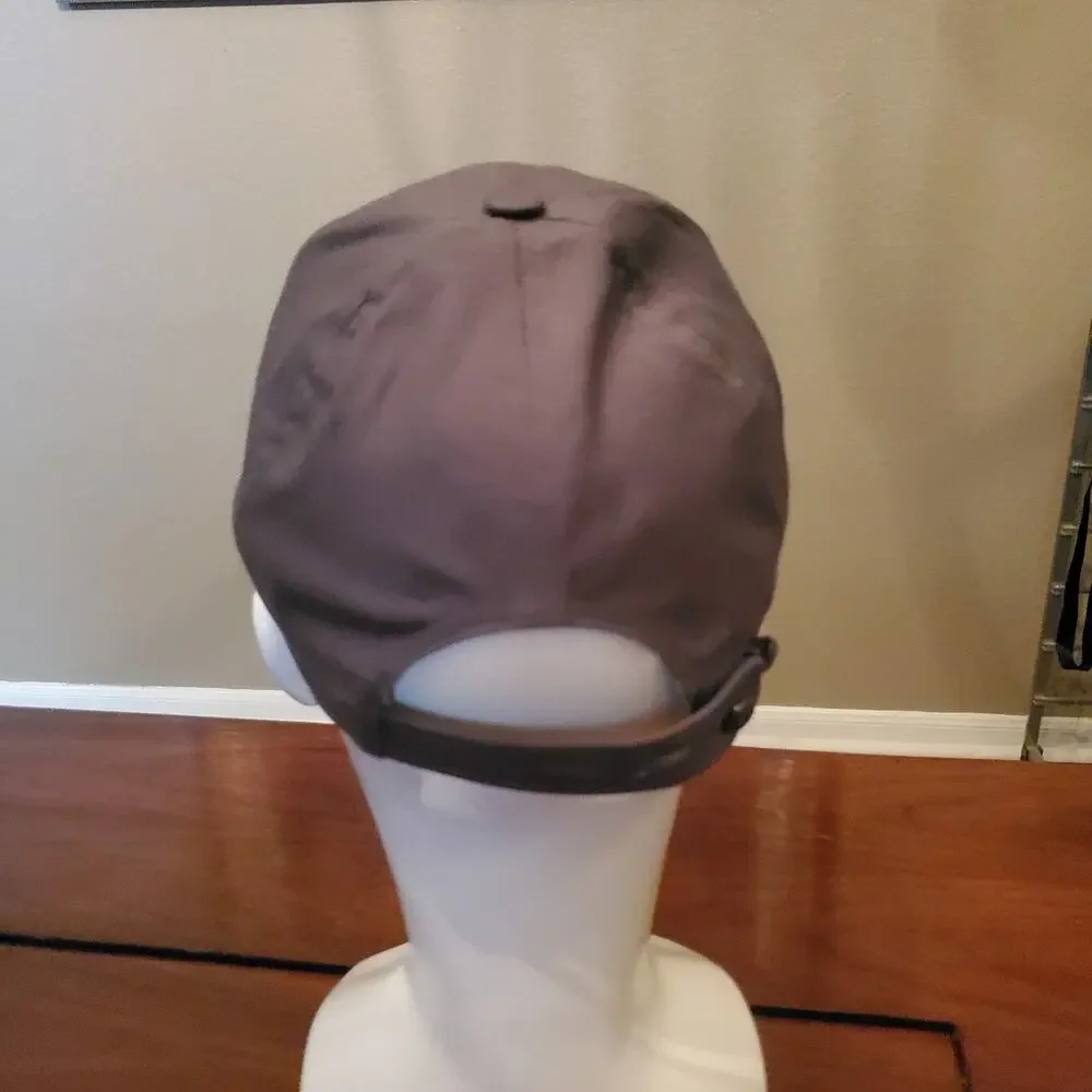 The North Face Mens Baseball Cap Hat Gray Adjustable Logo Outdoor Hiking OSFA